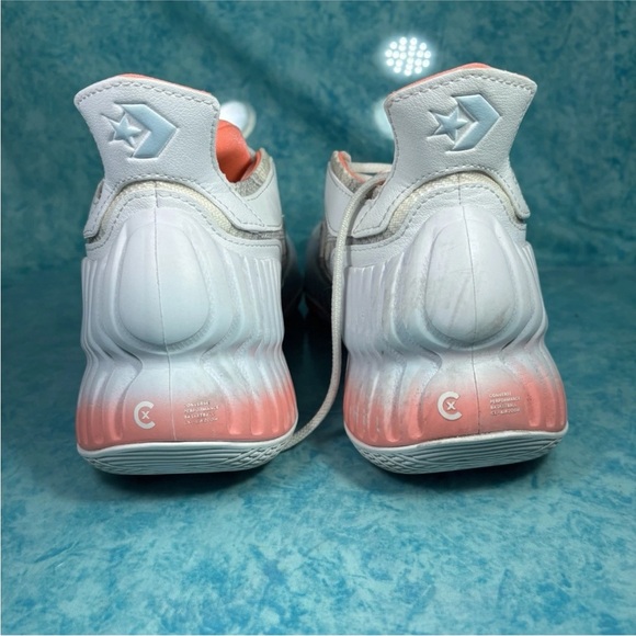 Converse All Star BB Prototype CX Mid White Pink Basketball Shoes Size 10 - Picture 6 of 7